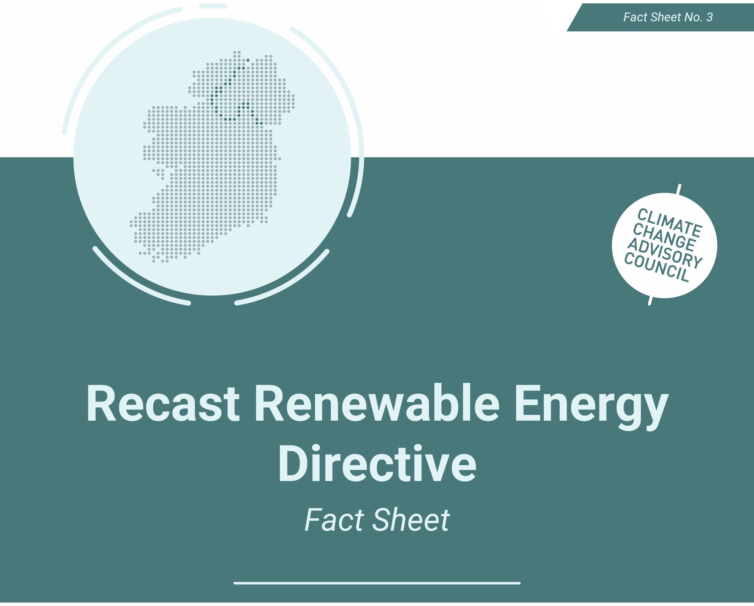 Factsheet No.3 -  Recast Renewable Energy Directive 